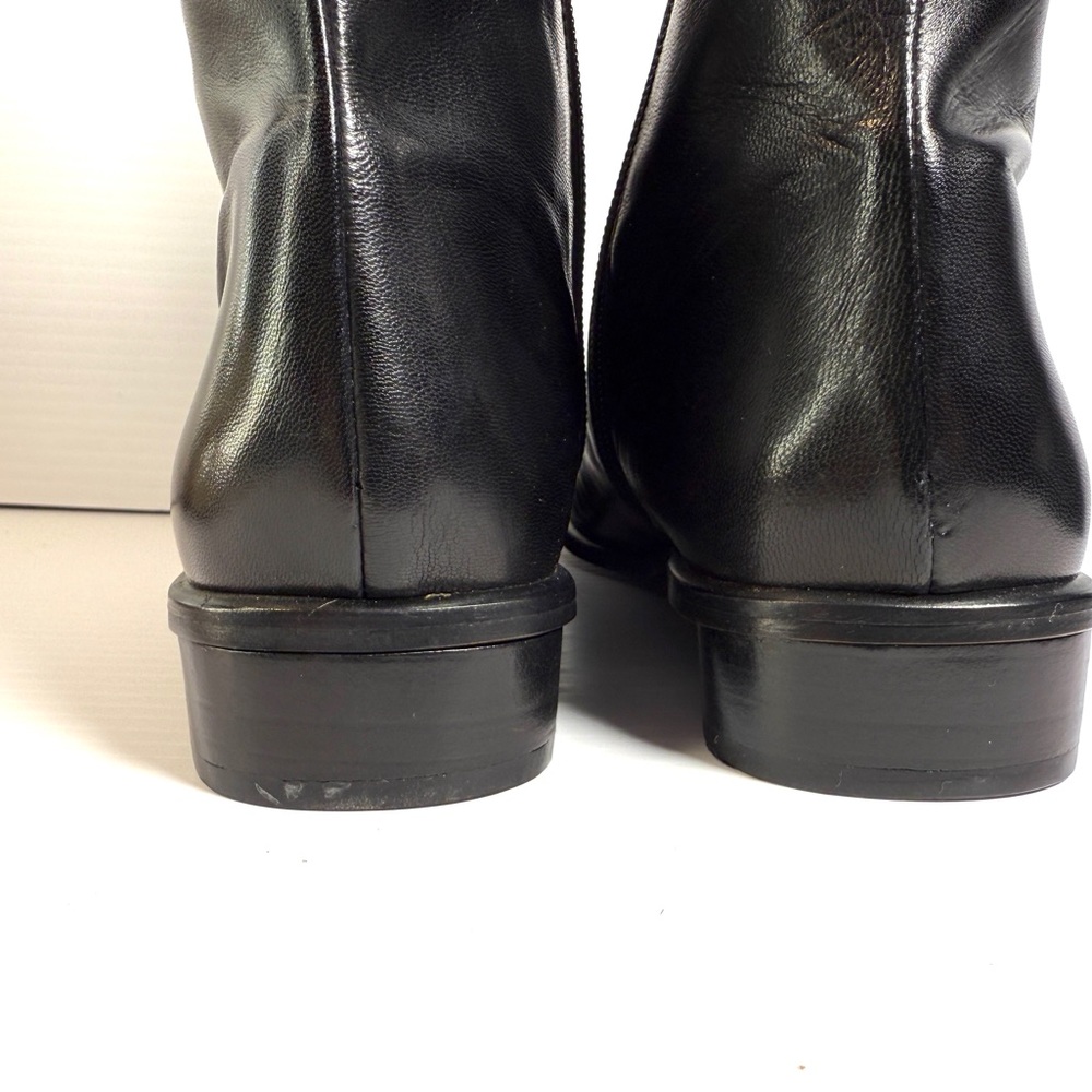 Calvin Klein Women's Black Leather Boots - Picture 6 of 11
